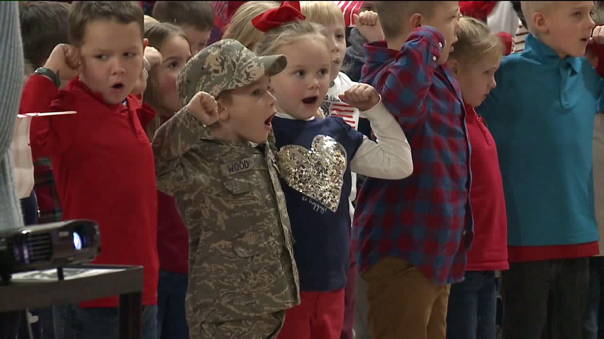 Veterans Celebrated at Lackawanna Trail Elementary Center