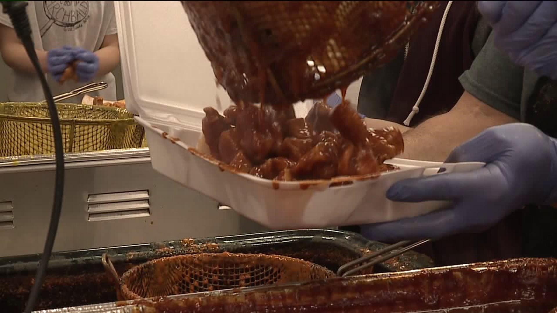 Firefighters Fry Nearly One Ton of Wings for Fundraiser