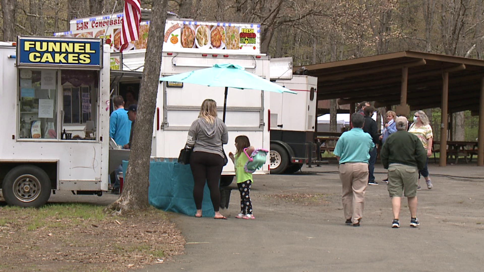 A fire company in Hazle Township teamed up with food truck owners for the fundraiser.