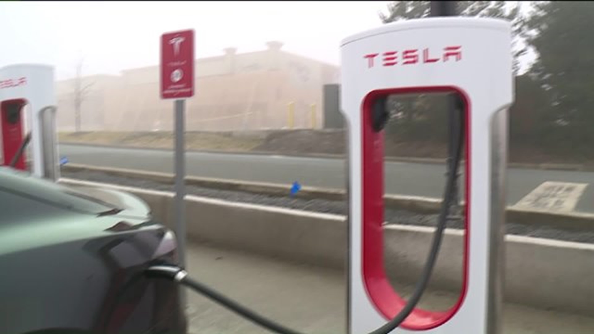 Tesla Owners on Hand for Supercharger Station Ribbon-Cutting Ceremony