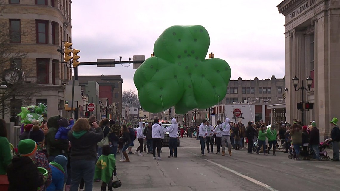 st patrick day parade pittston