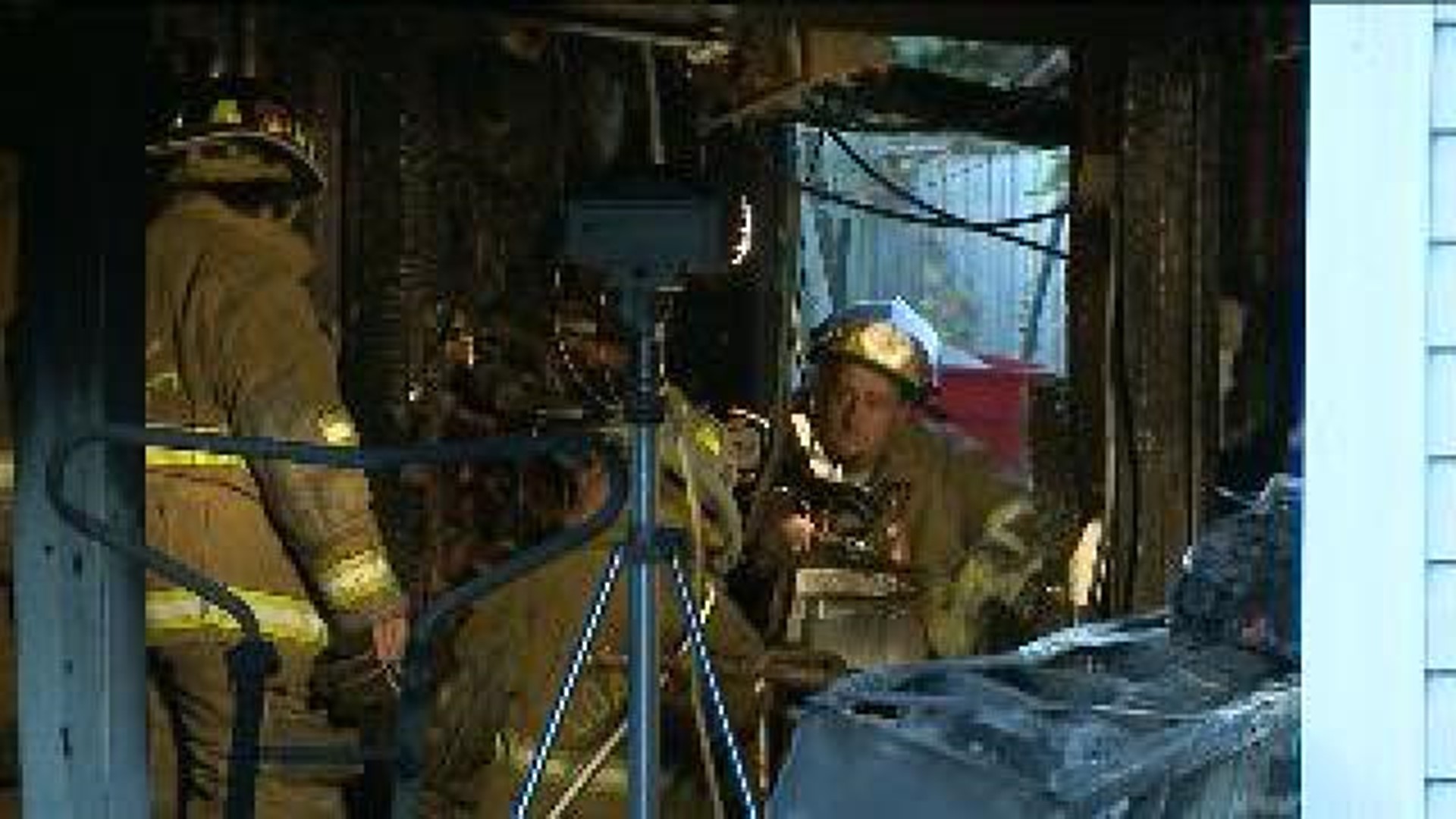 Flames Damage Home in Schuylkill County