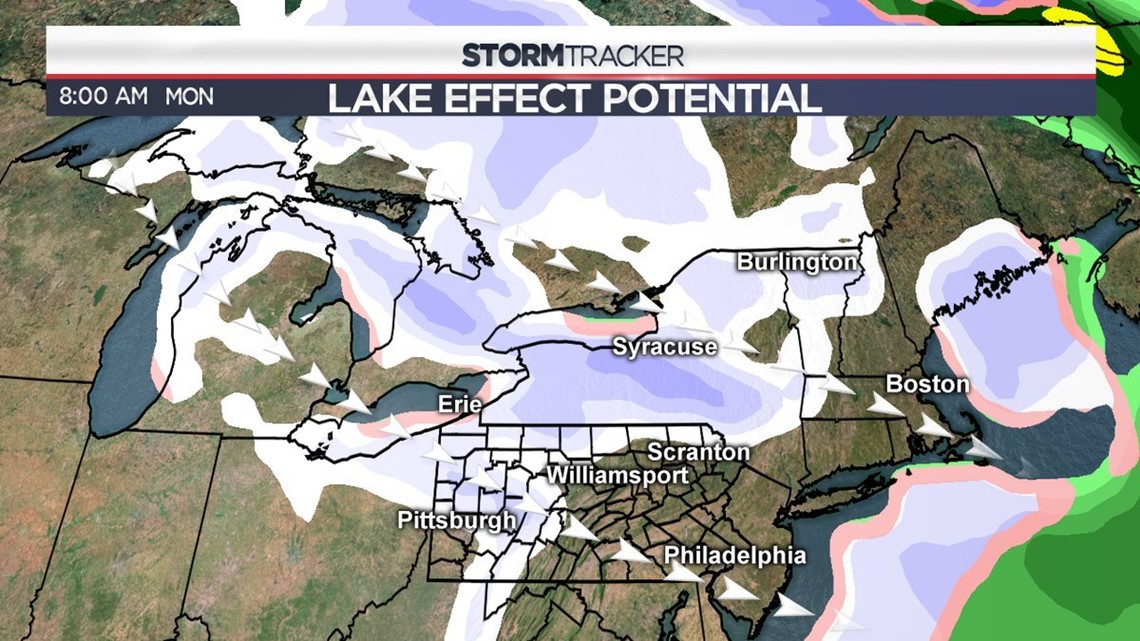 First Significant Lake Effect Snow Possible Early Next Week | wnep.com