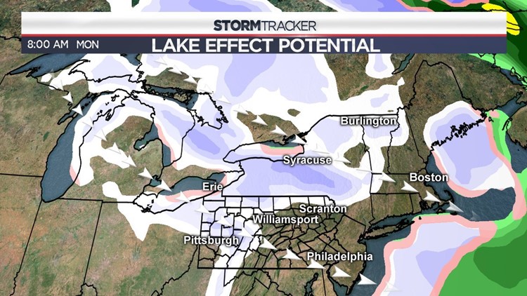 First Significant Lake Effect Snow Possible Early Next Week | wnep.com