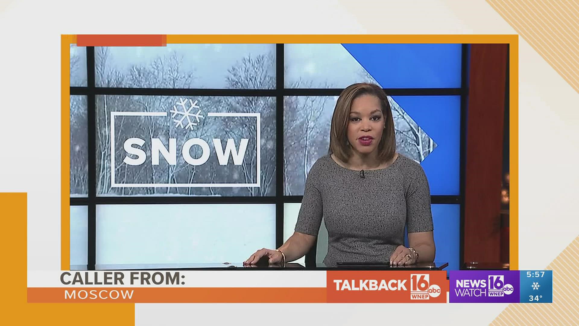 Many callers had a lot to say about the upcoming snowstorm in this edition of Talkback 16.