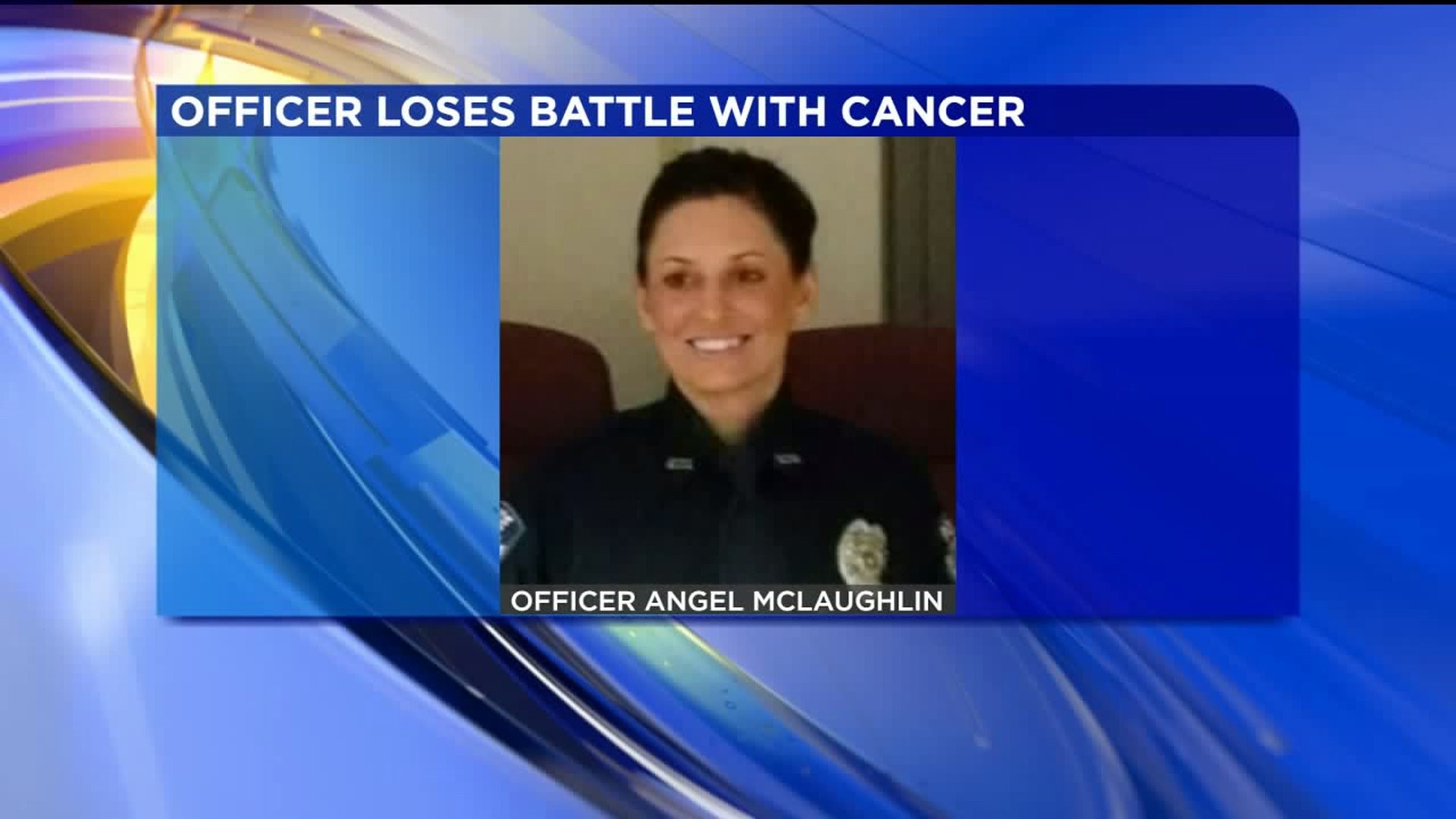 Police Honor Fellow Officer Who Died from Cancer