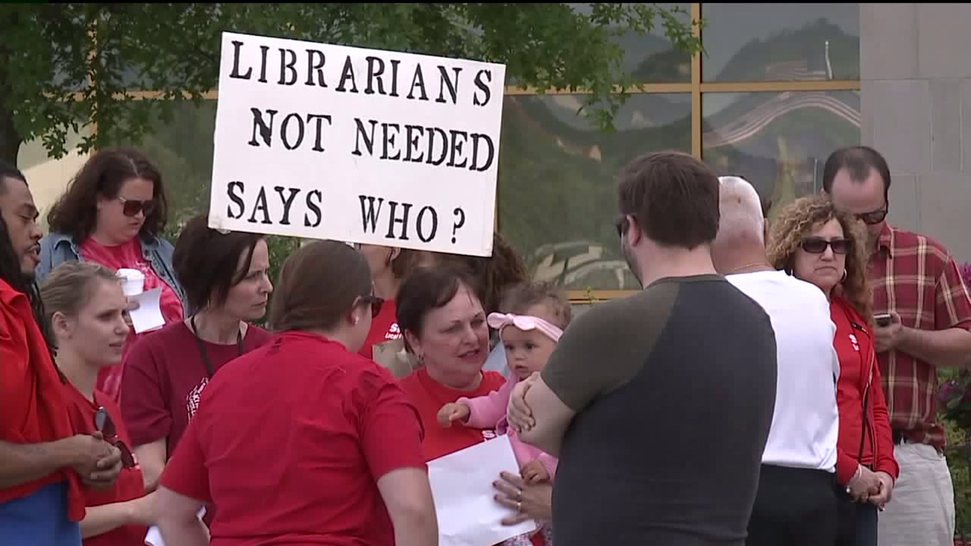 Scranton Teachers Rally Before School Board Meeting, Demand to Know the Future of Their Jobs