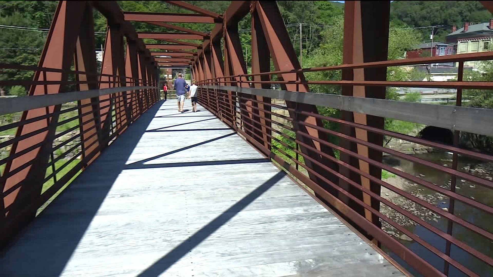 Pedestrian Bridge in Jim Thorpe Finally Opens