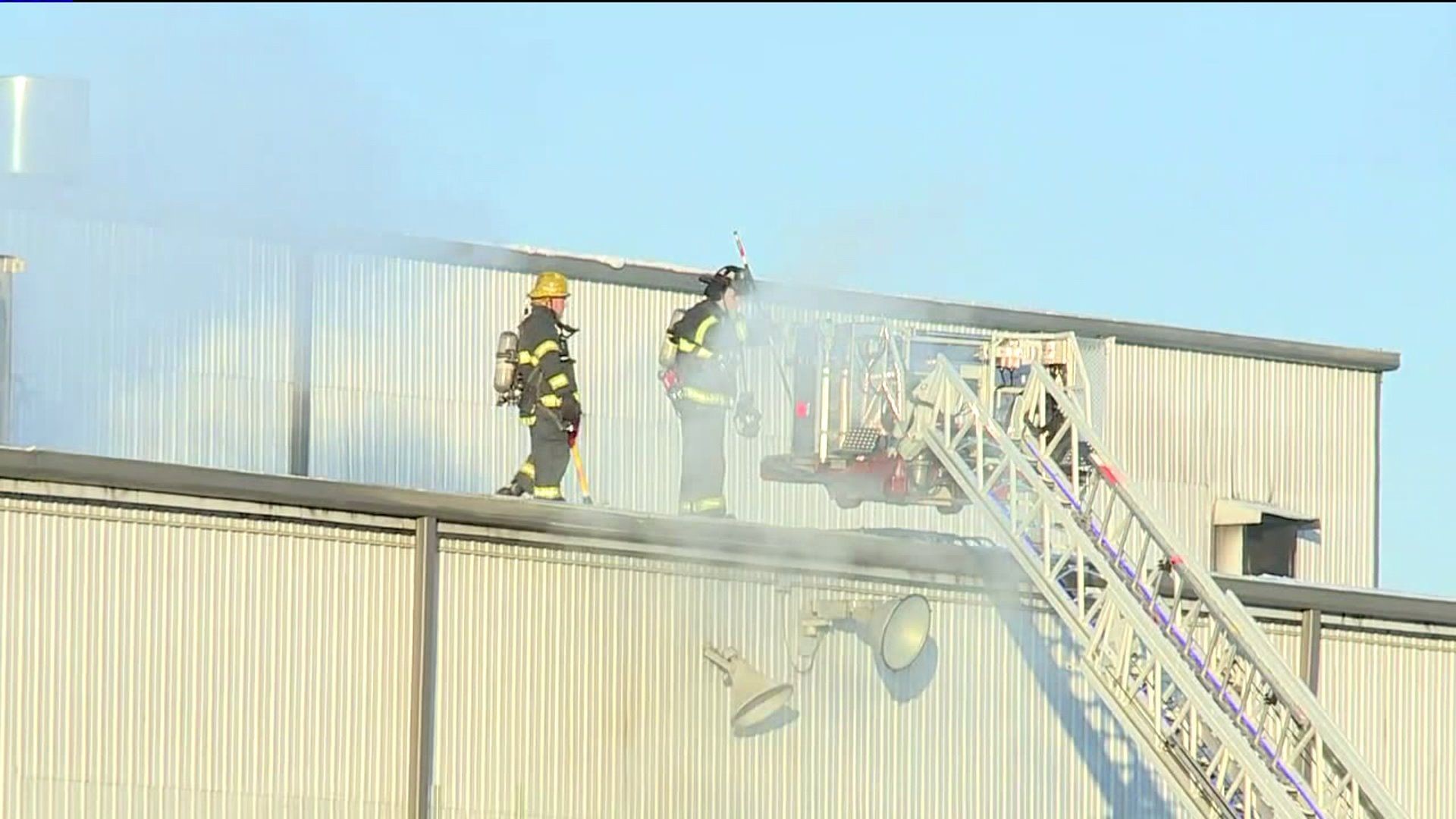 Fire Damages Roof of Medico Industries in Luzerne County