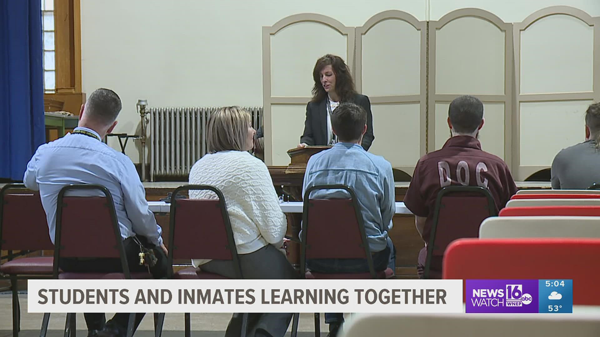 It was graduation day for students and inmates in Wayne County after teaming up on a program to learn what it's like on the inside.