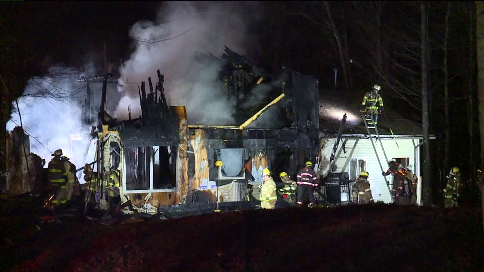 Two Dogs Missing After Fire Guts Wayne County Home