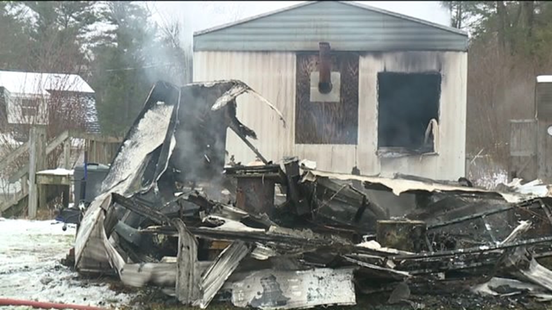 Mobile Home Fire Under Investigation