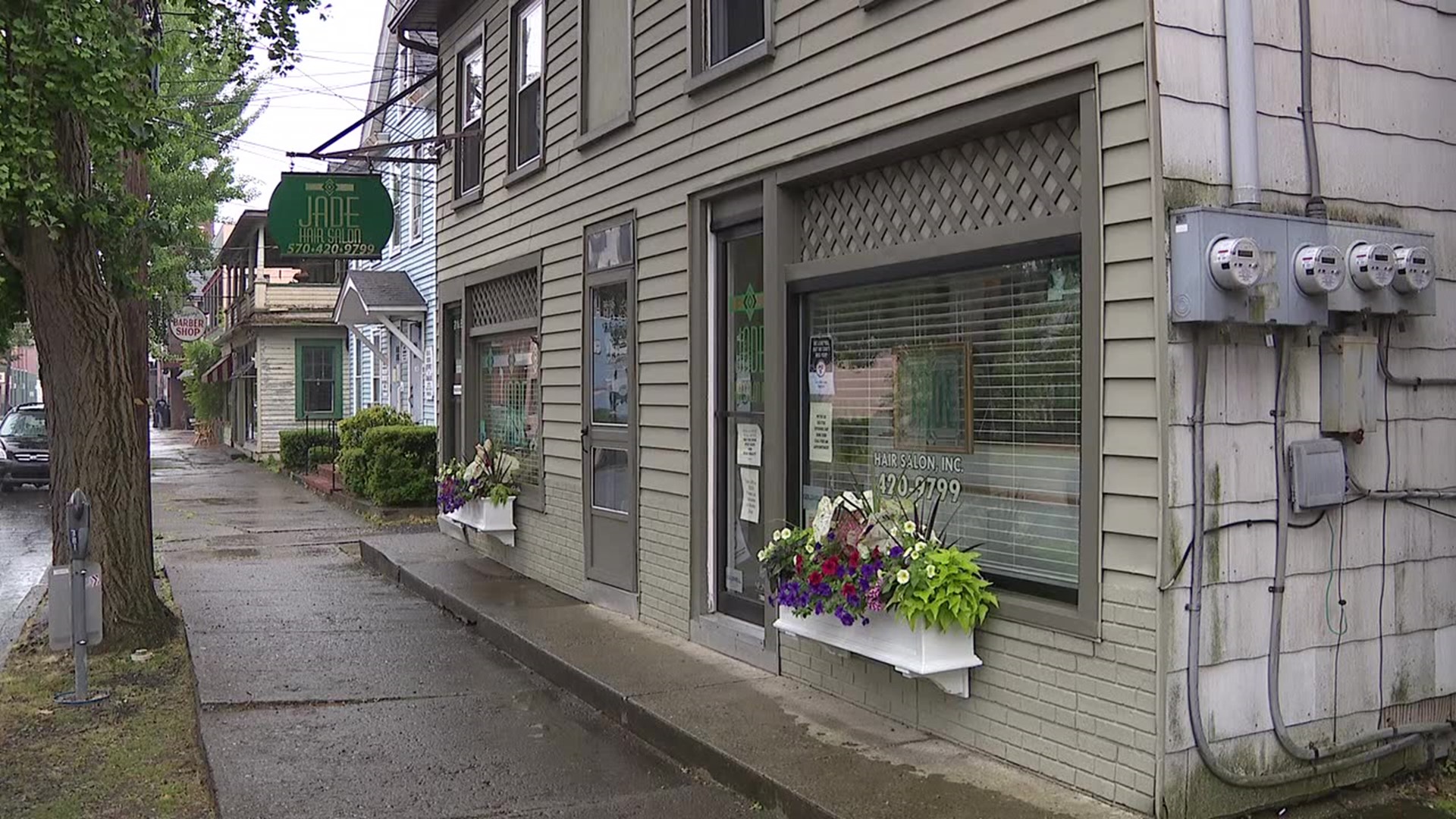 Monroe County moves into the green phase of the states reopening plan on Friday. A salon in Stroudsburg shows off its new safety measures for clients.