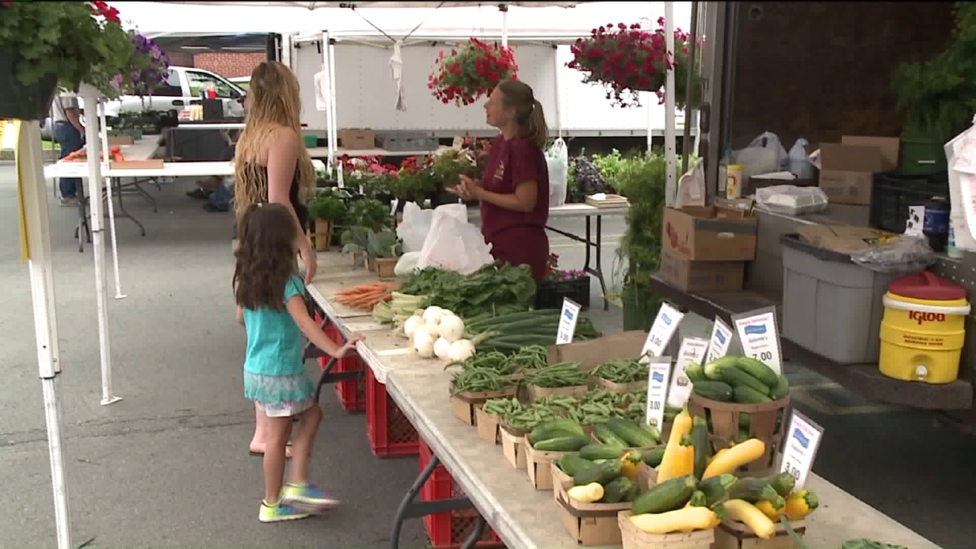 Opening Day a Success For Pittston's Farmers Market