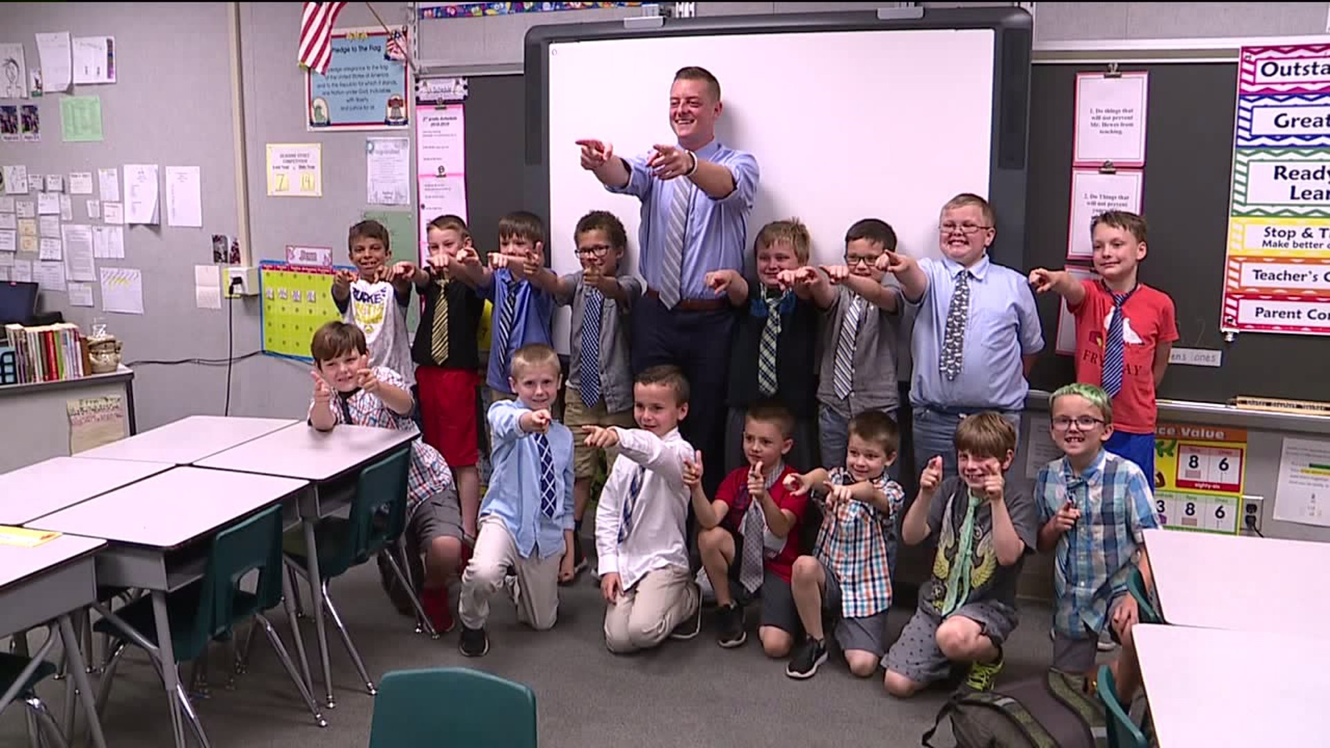 Teaching Proper Etiquette to Second Graders in Schuylkill County