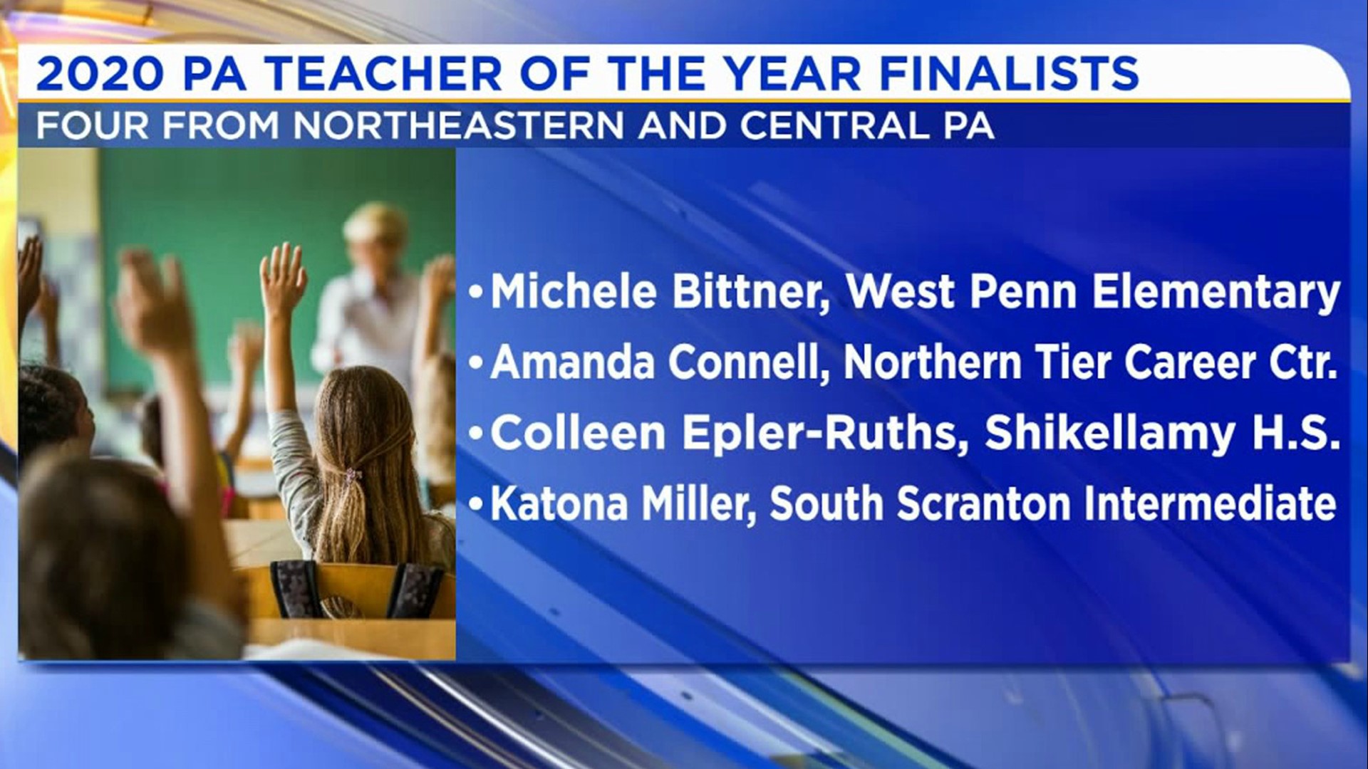 Tamaqua Area Teacher Named Finalist for Teacher of the Year