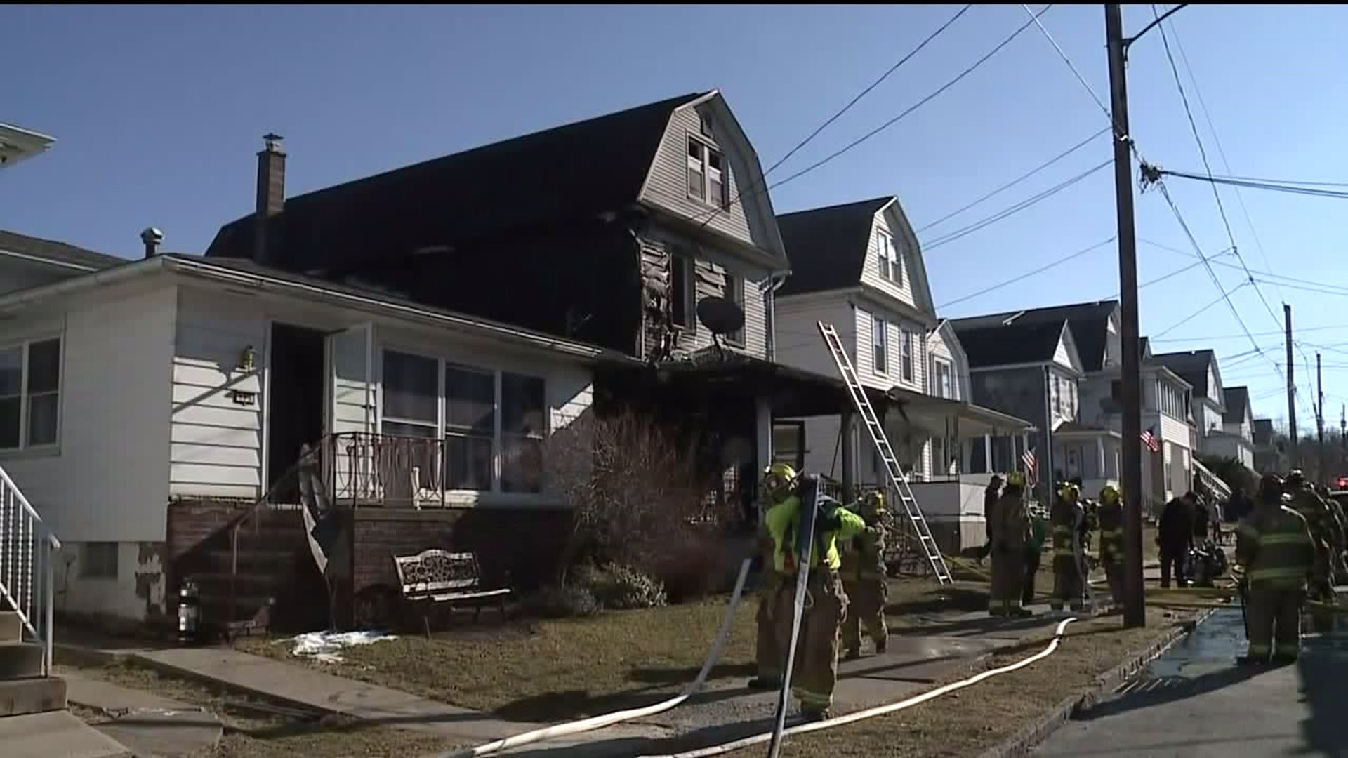 Home in Luzerne County Damaged by Flames