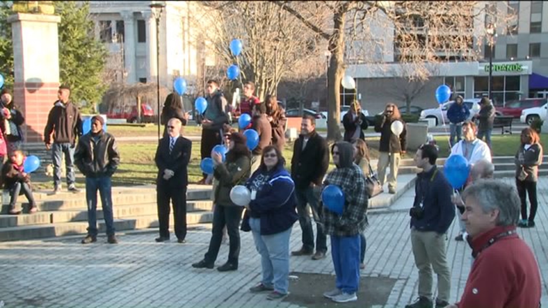 Vigil Held in Wilkes-Barre in Honor of Teen Shooting Victim