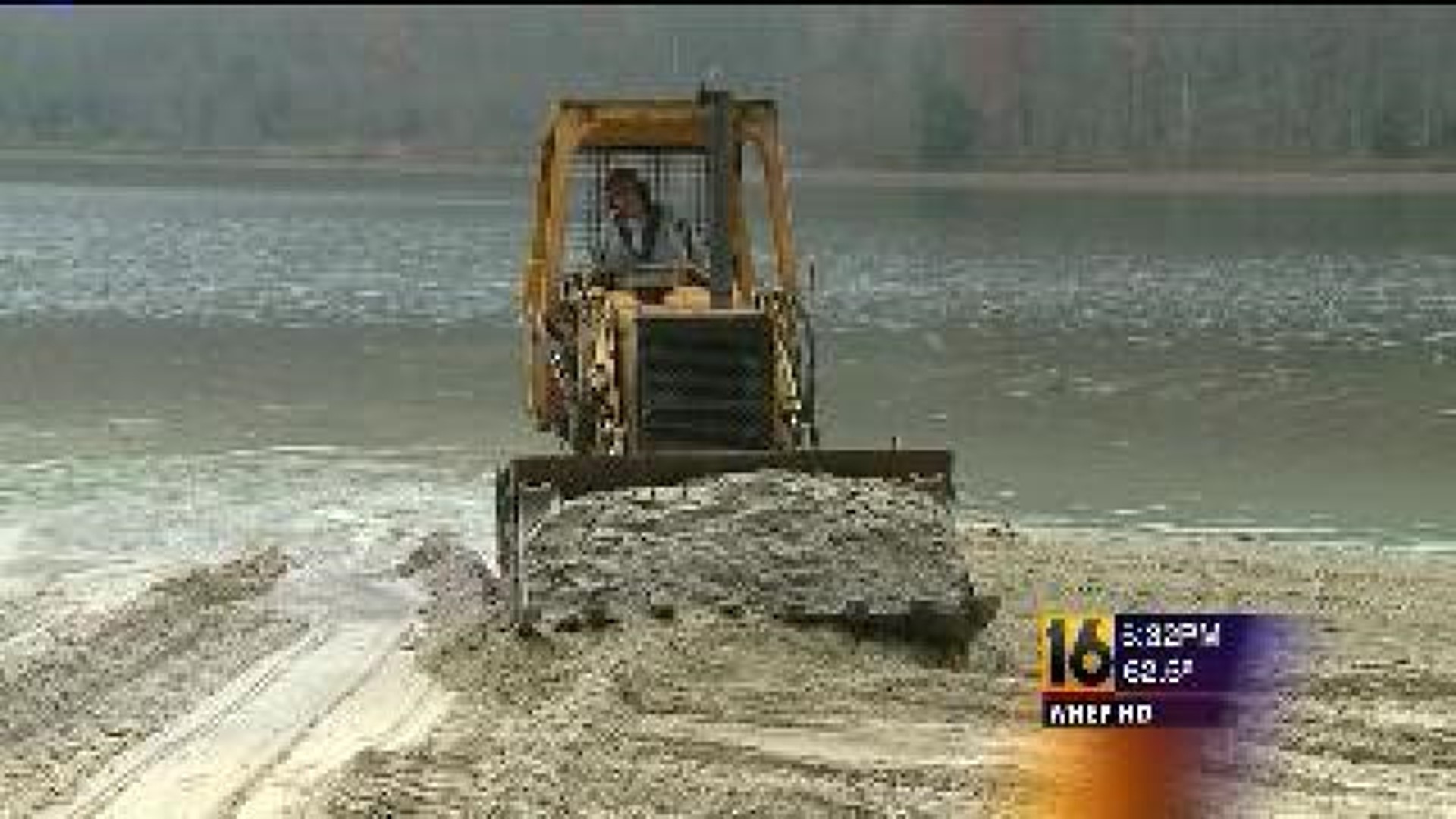 Pushing Sand for Hurricane Sandy