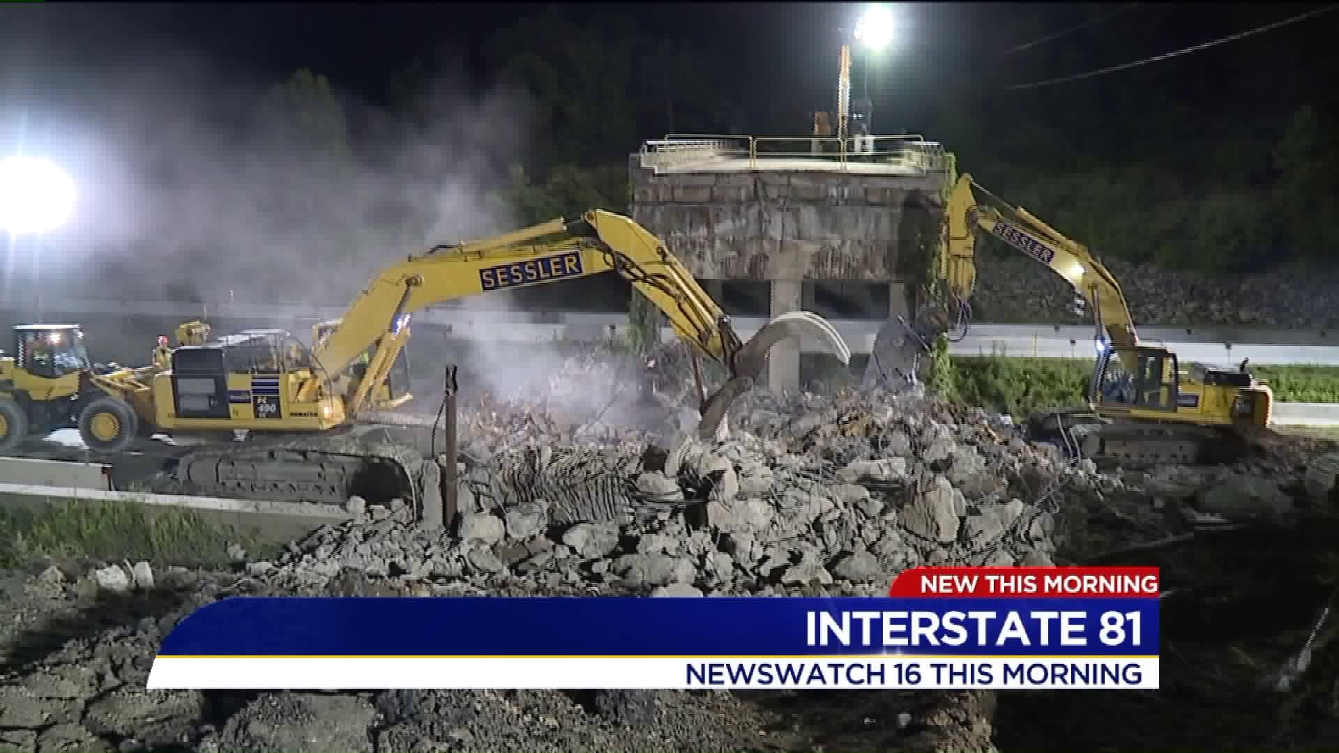 Highway Back Open After Bridge Demolition in Susquehanna County
