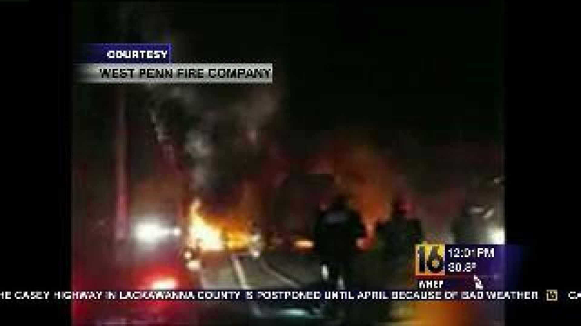 UPDATE: One Killed in Fiery Crash