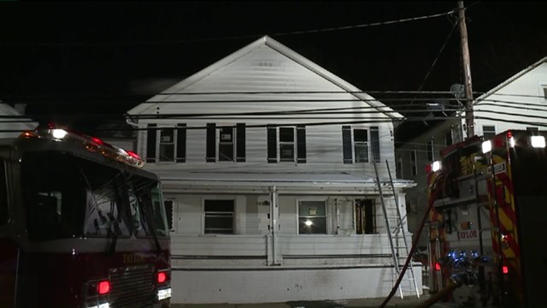 House Under Renovation Catches Fire