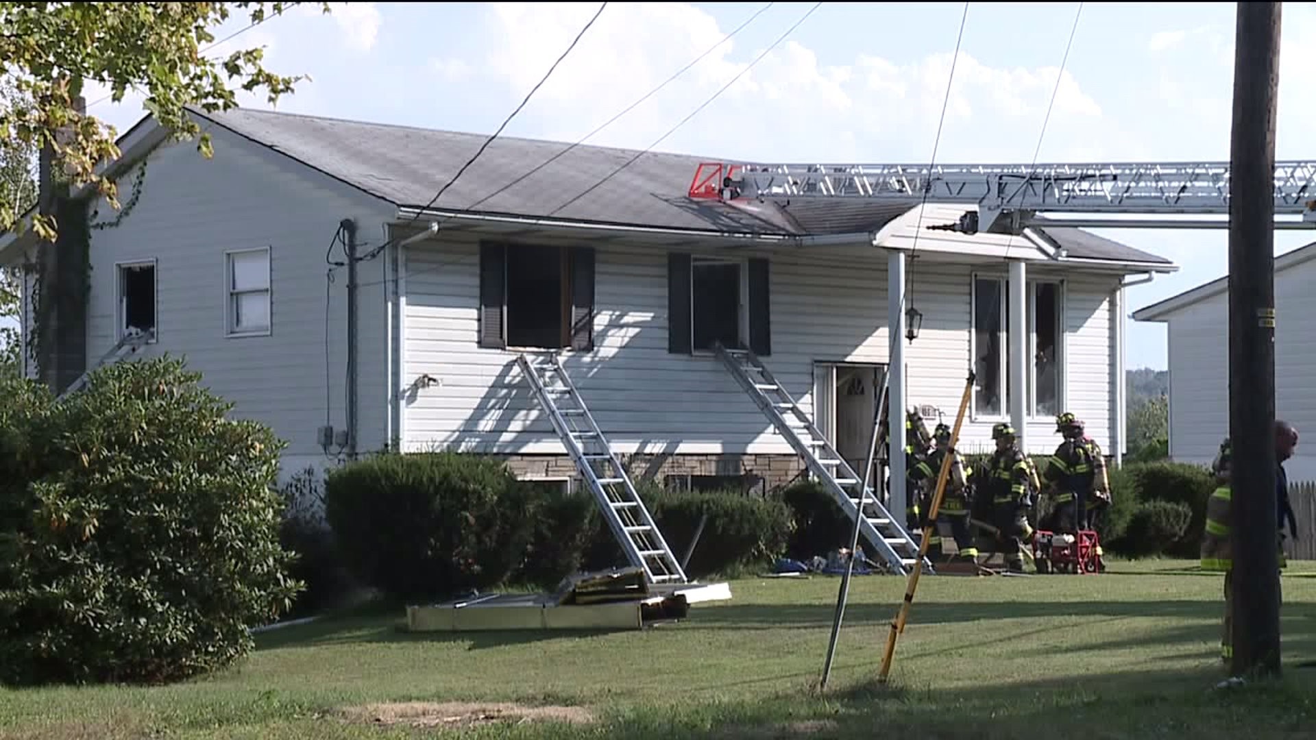 Fire Damages Home in Duryea