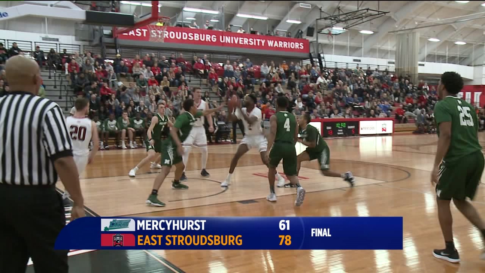 East Stroudsburg Men Knock Off Mercyhurst 78-61