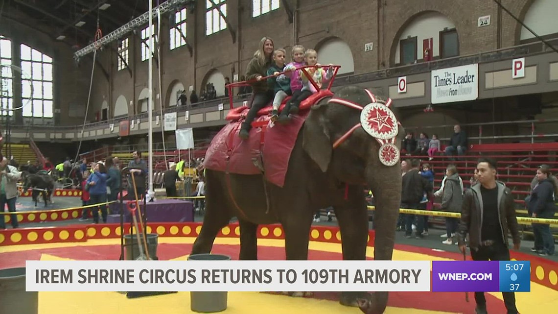 Irem Shrine Circus back at 109th Armory in Luzerne County