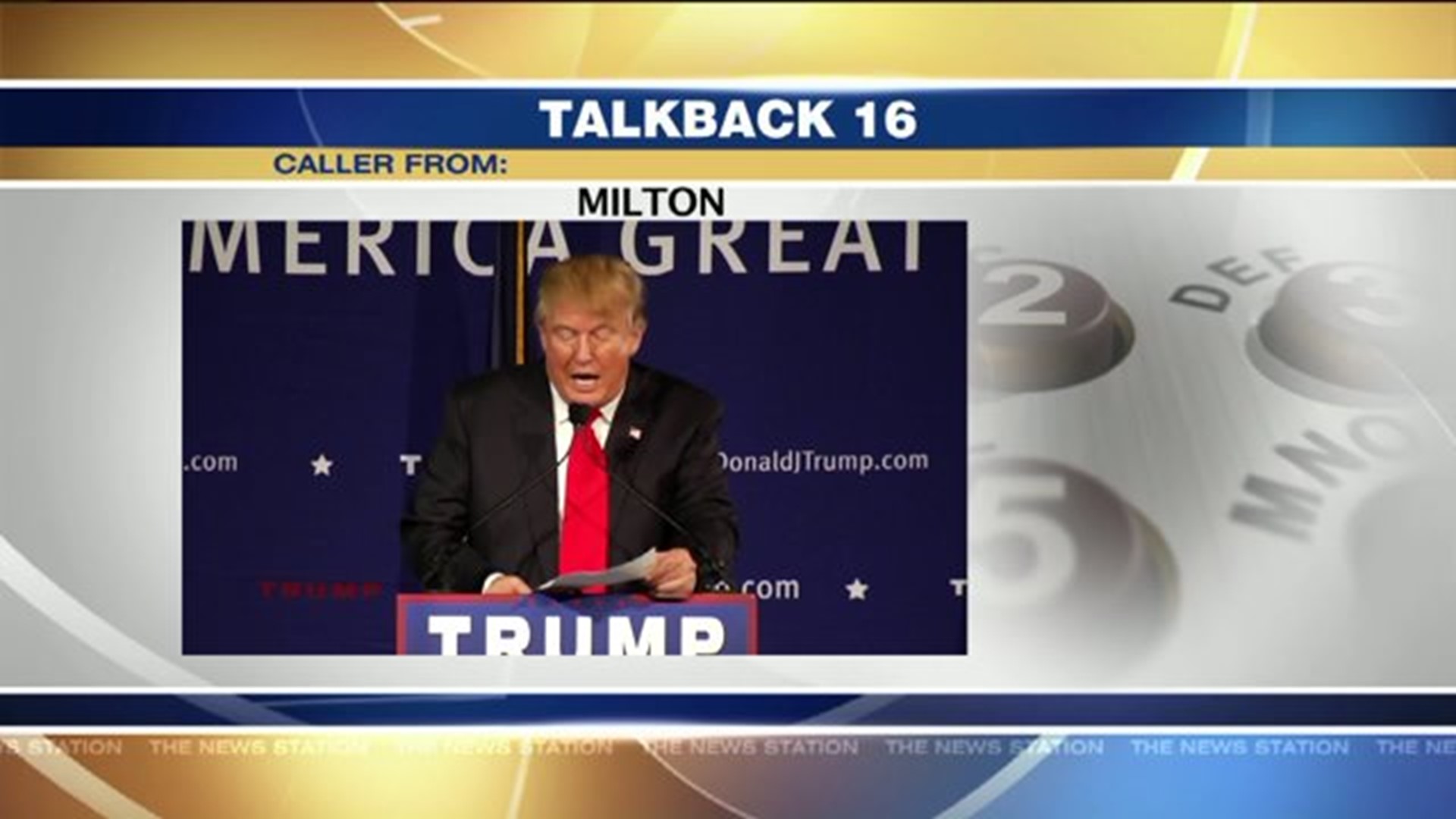Talkback 16: Donald Trump and Muslims, Discarded Flag, Baby Jesus Figure