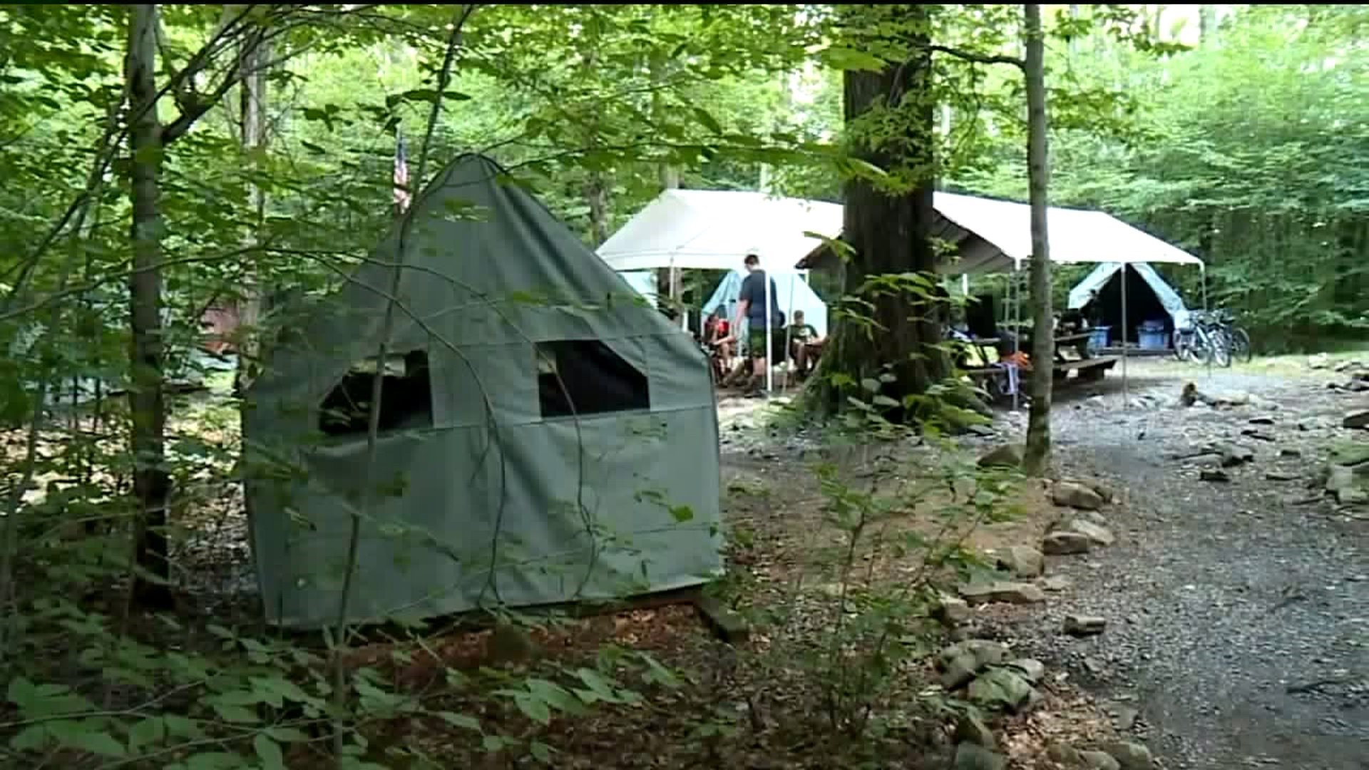 Boy Scout Camp Spends Rainy Week Outdoors