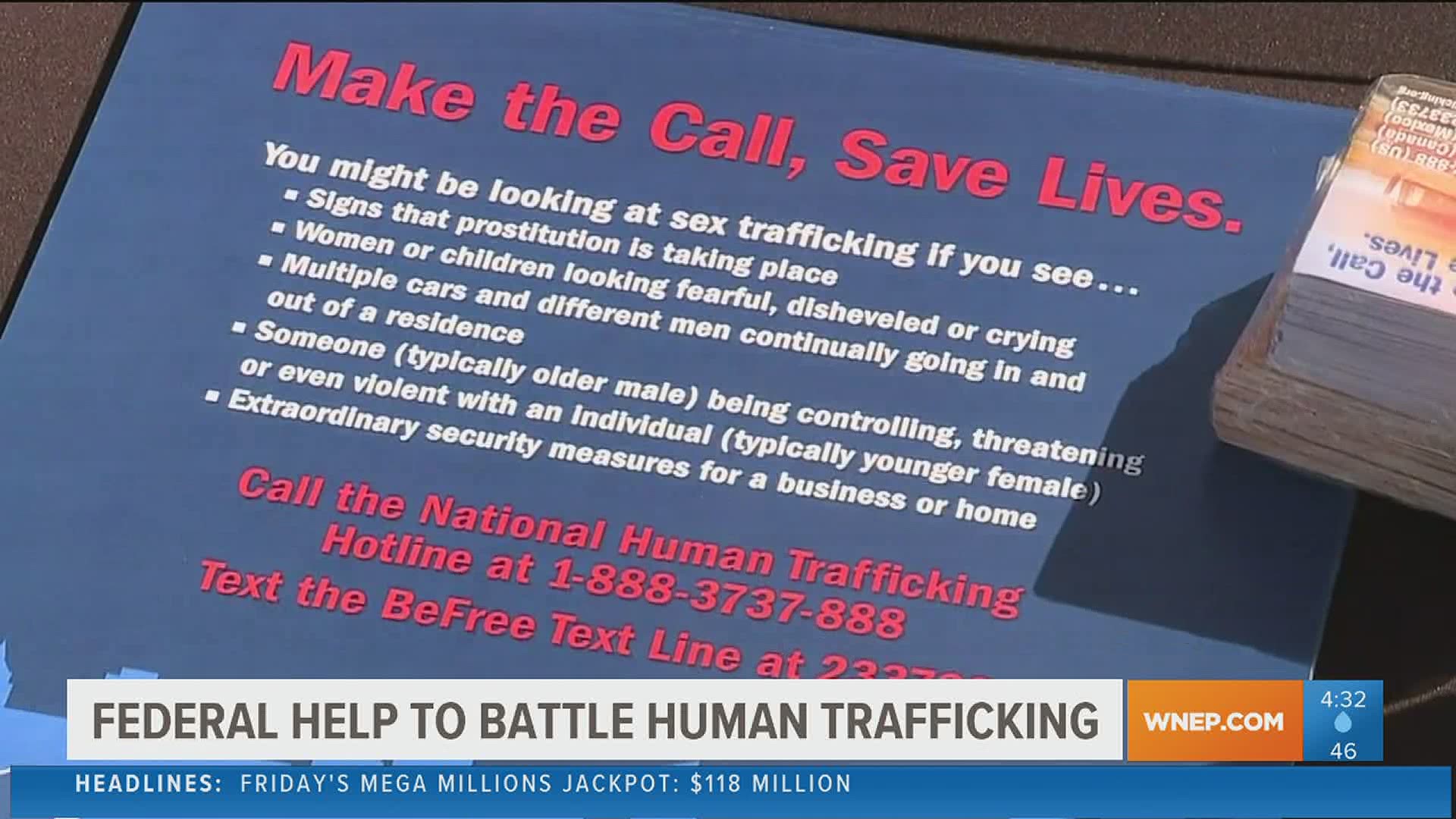 Federal grant for human trafficking victims wnep pic