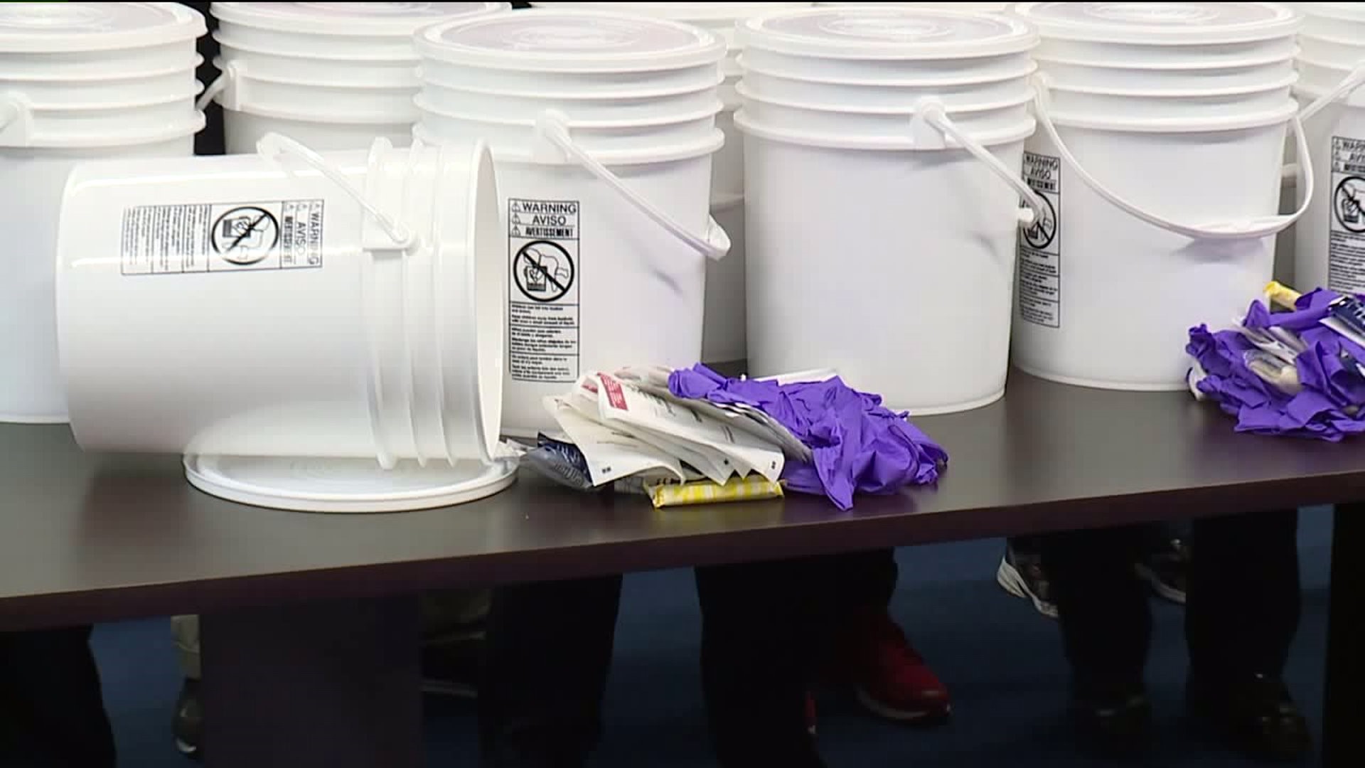 'Better safe than sorry'- First-Aid Buckets at West Scranton High