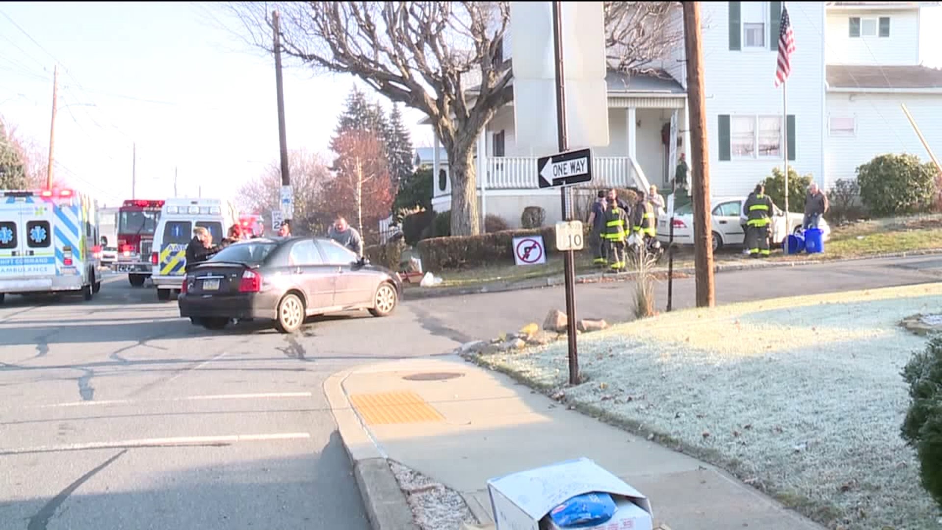 Two Pedestrians Waiting for Bus Hit During Crash in Scranton