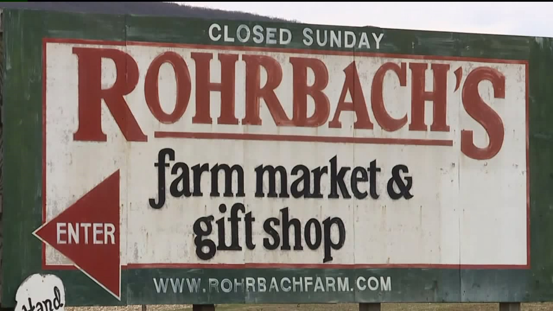 Rohrbach`s Sign to Come Down