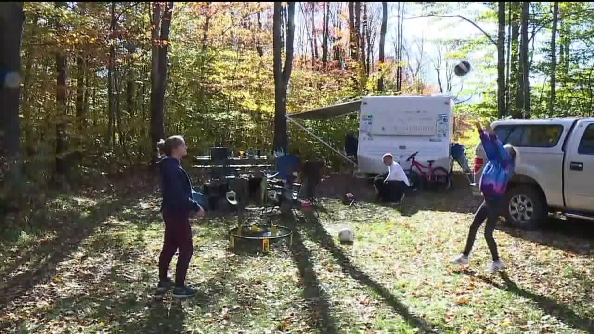 Campgrounds Busy for Columbus Day Weekend