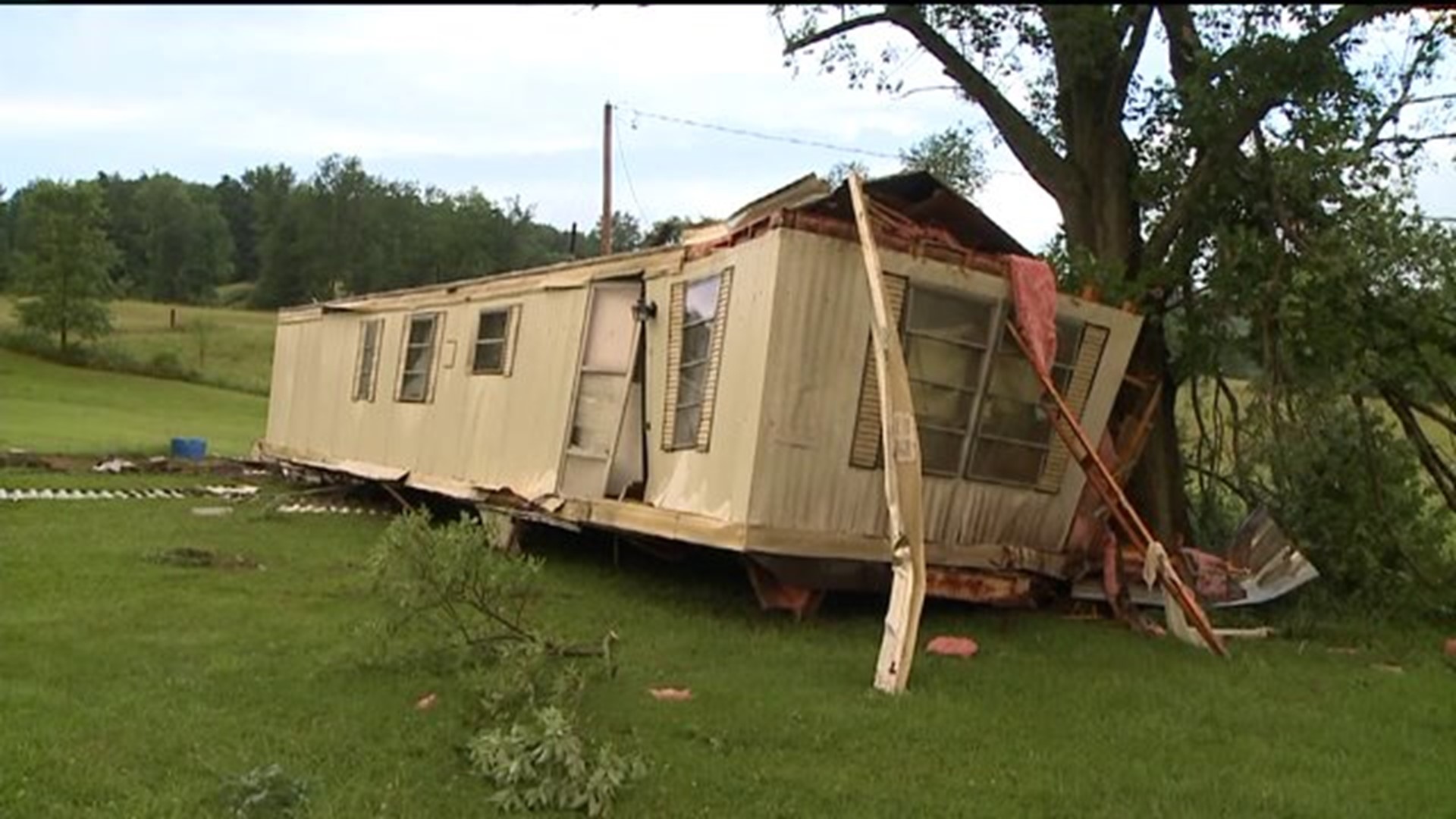 Twister Confirmed In Bradford County, Cleanup Begins