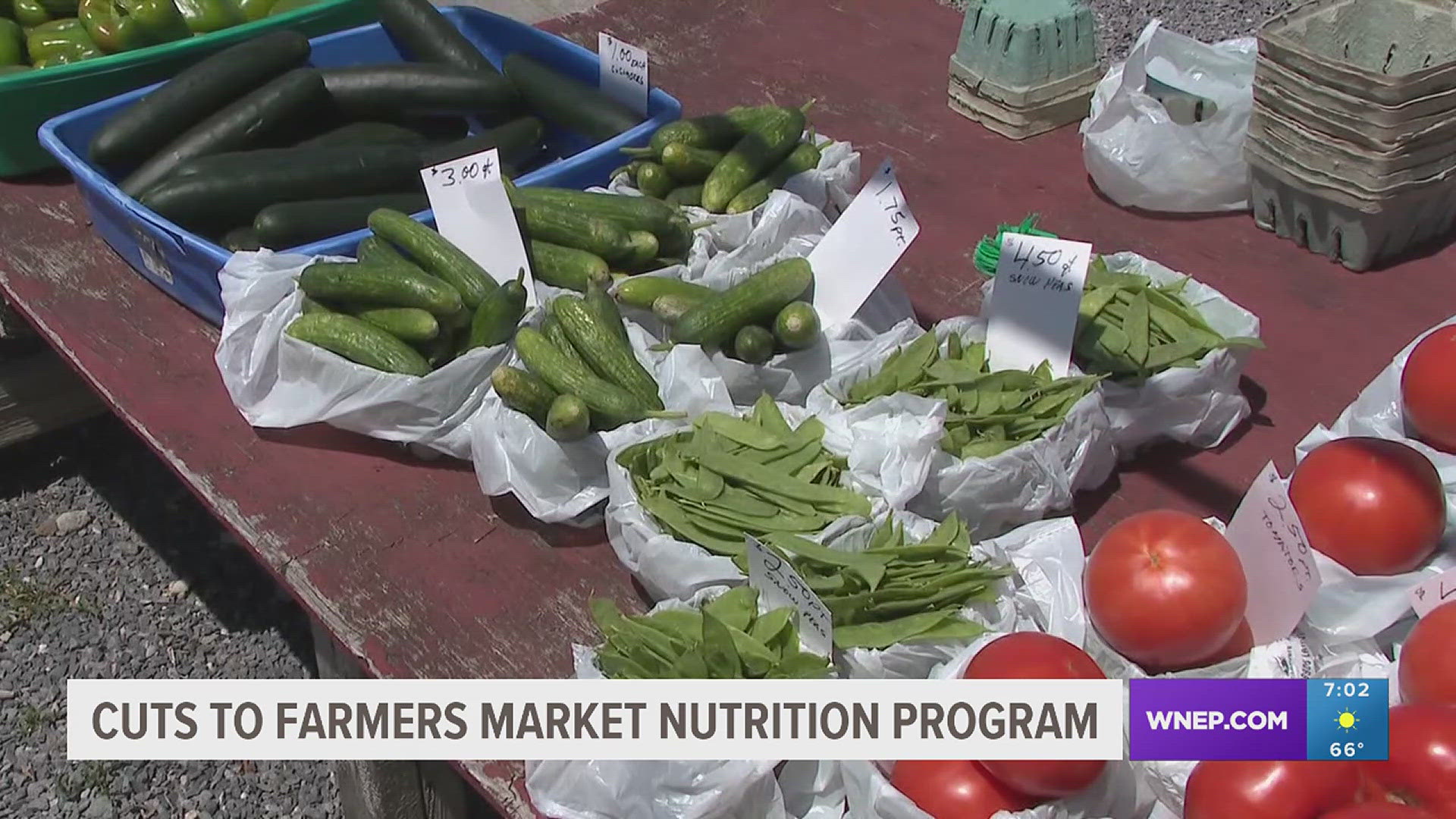 Many seniors in northeastern and central Pennsylvania who rely on vouchers from the government to gain access to fresh produce are facing a new problem. 