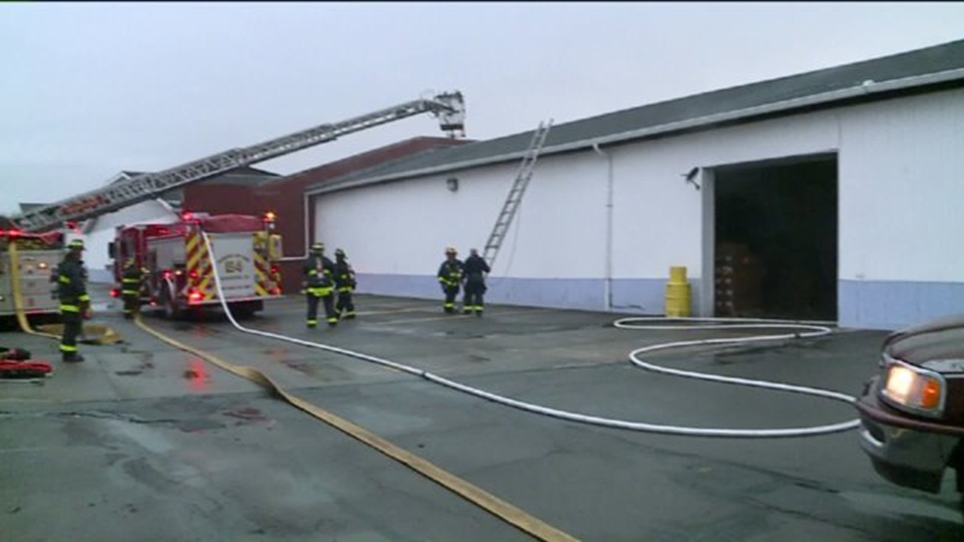 Firefighters Battling Flames at Warehouse in Scranton | wnep.com