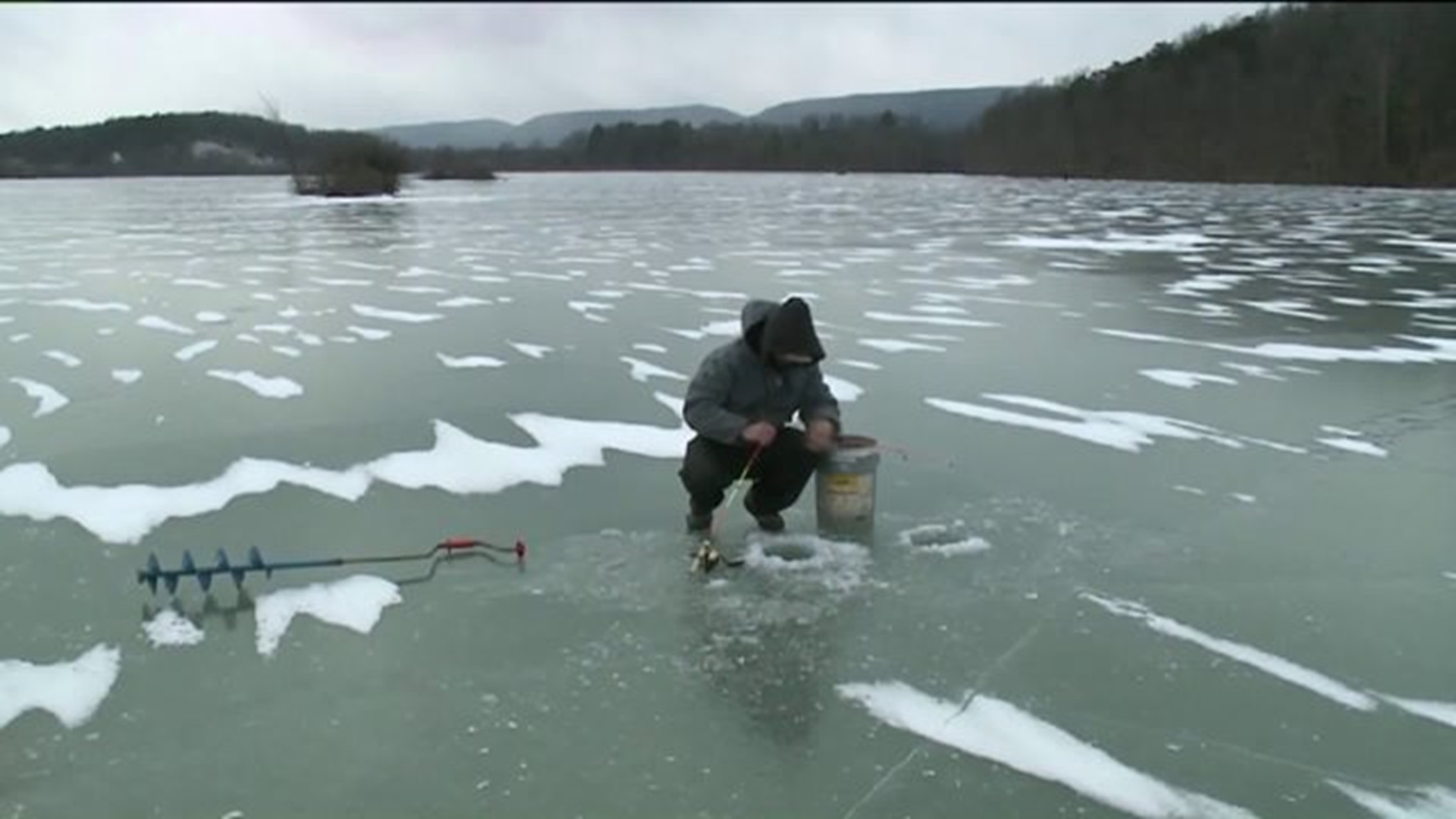 Some Spots Safe for Ice Fishing