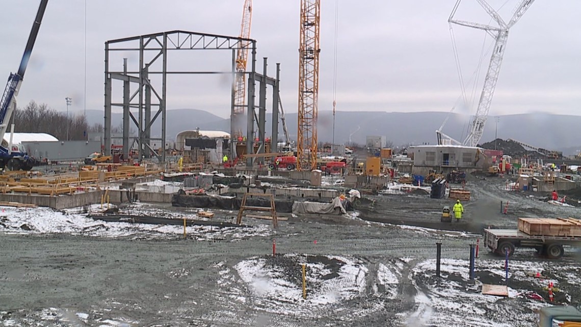 Work Well Underway on Jessup Power Plant