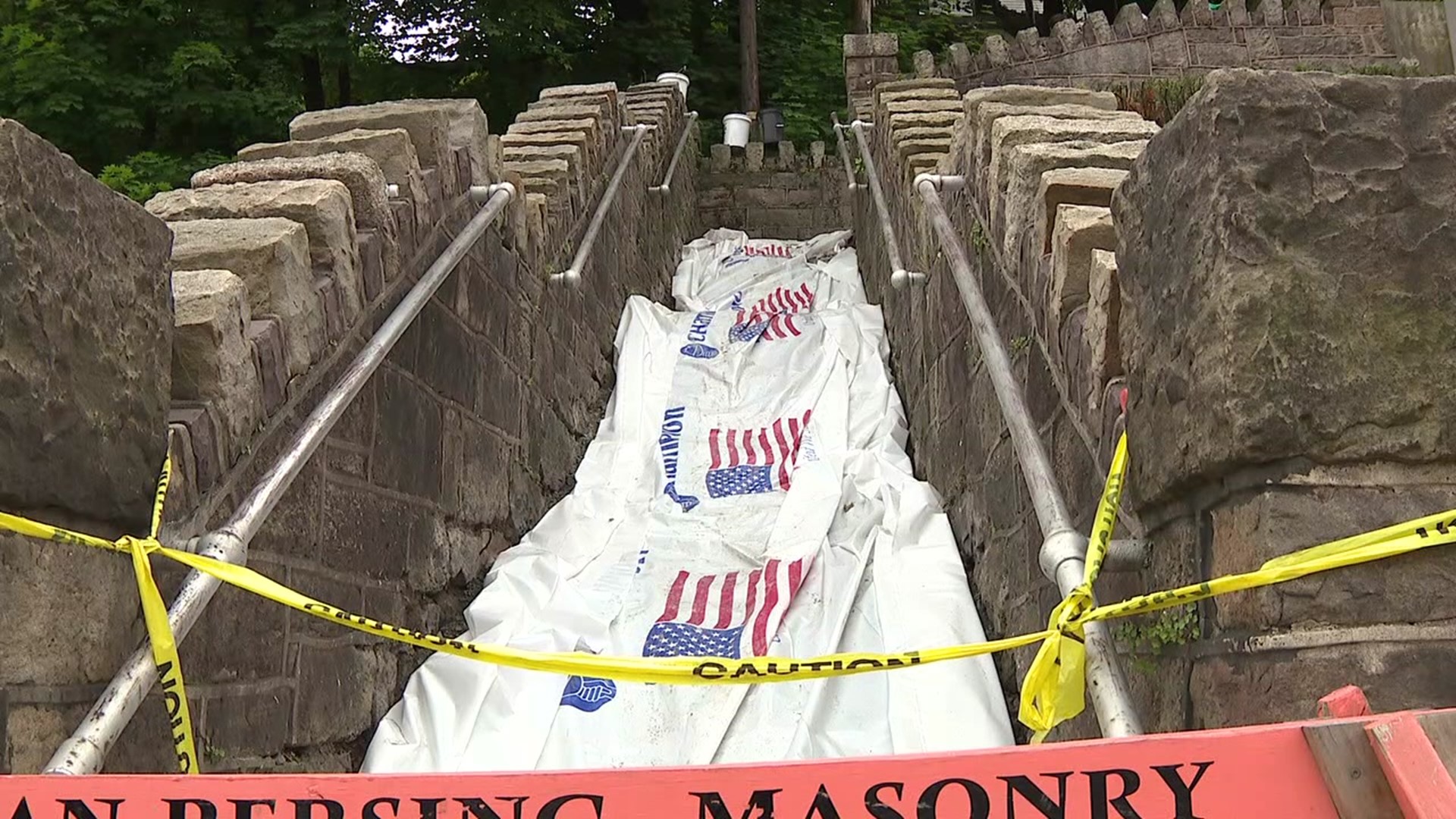 Work started recently to restore a popular landmark in Shamokin, and 99 Steps is expected to be finished by the end of the summer.