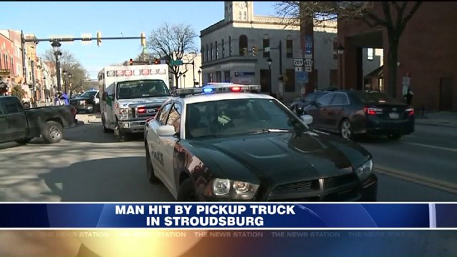 Man Hit by Pickup Truck in Stroudsburg