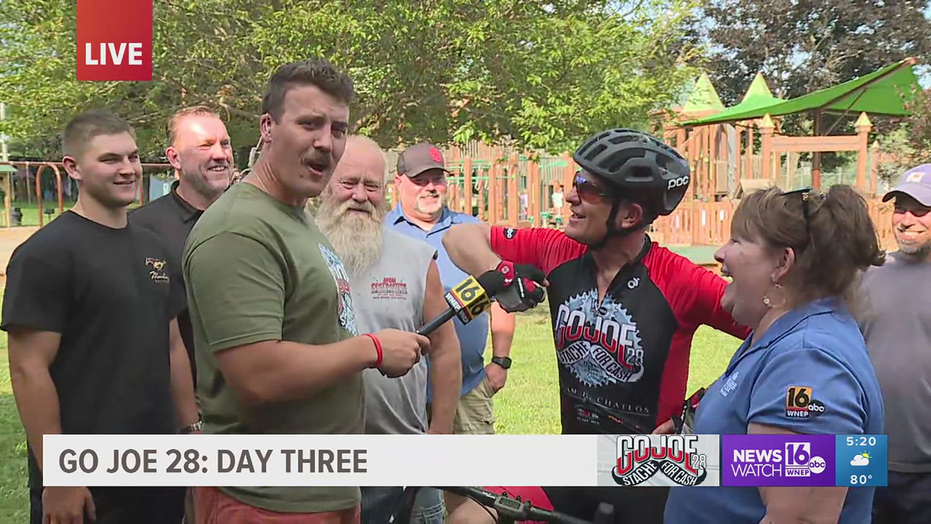 Wnep Joe joins Jack and the Mayor of Athens on Day 3 of Go Joe 28 | wnep.com