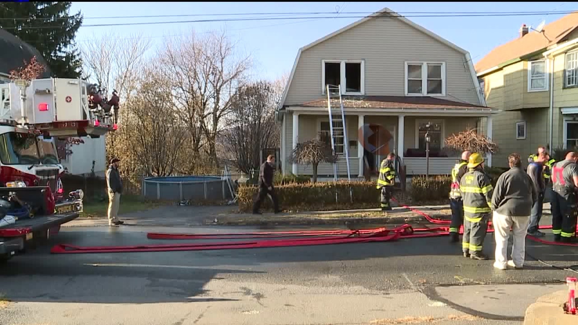 Plains Home Damaged by Fire