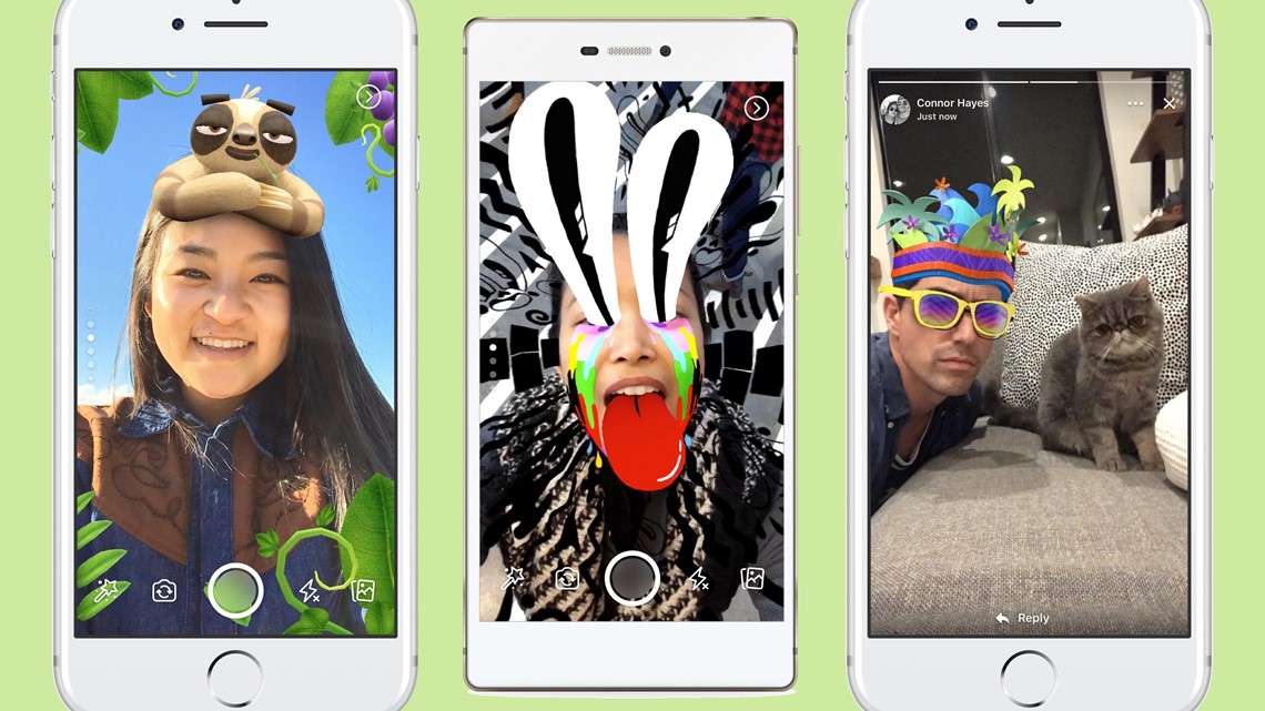 Facebook Unveils Snapchat Like Camera Effects Visual Story Features