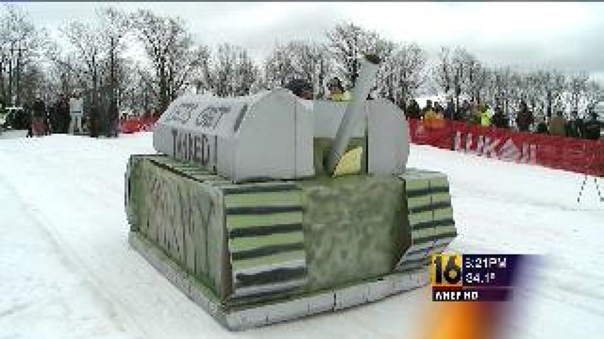 Crafts Of Cardboard Cruise Down Slopes