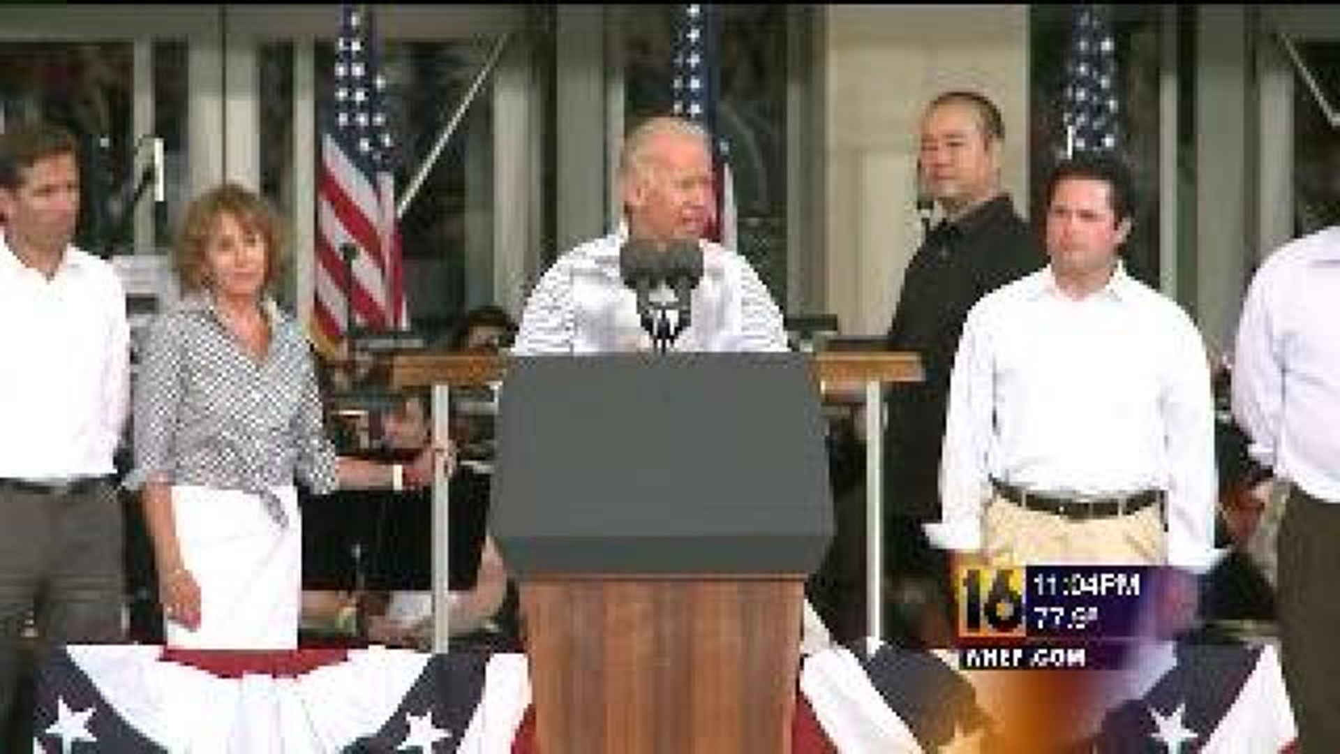Biden Speaks to Scranton Crowd