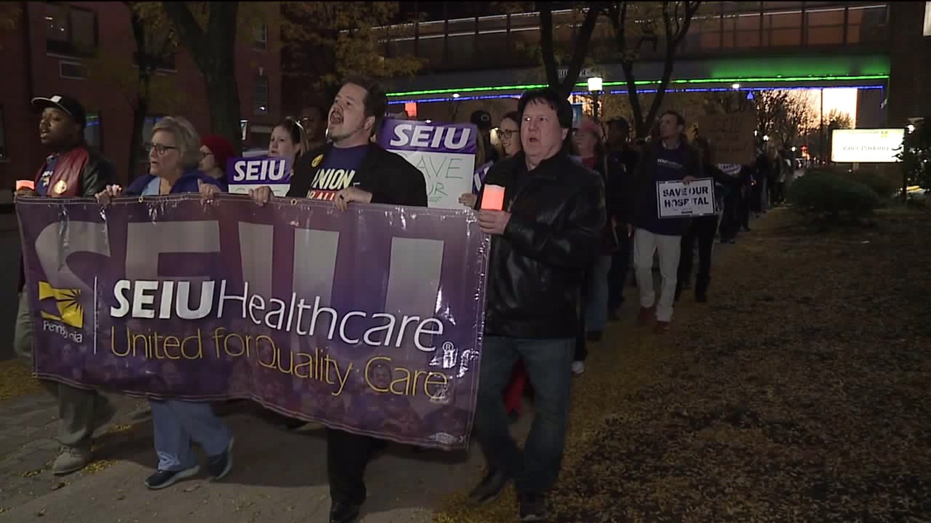 Nurses and Caregivers Rally for Contracts