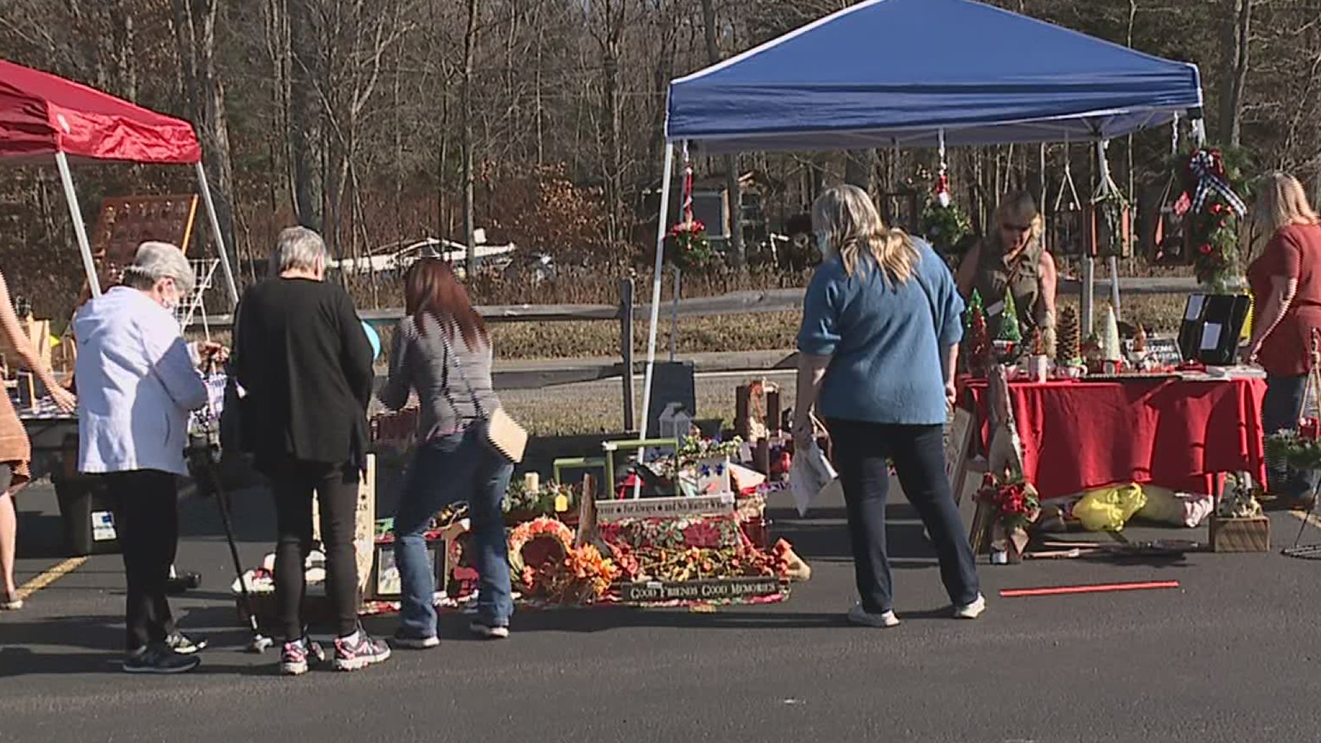 Folks in our area got to do some early Christmas Shopping Sunday all to help out an American Legion in Lackawanna County.